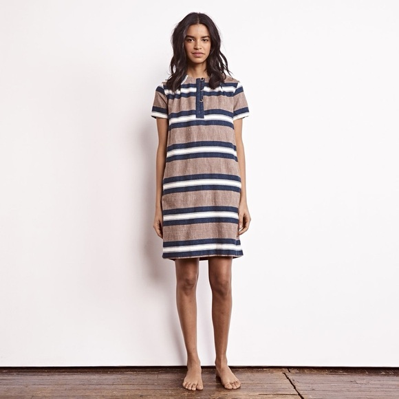 Ace & Jig Dresses & Skirts - Ace & Jig Billie Jean Shift Dress in Captain Stripe